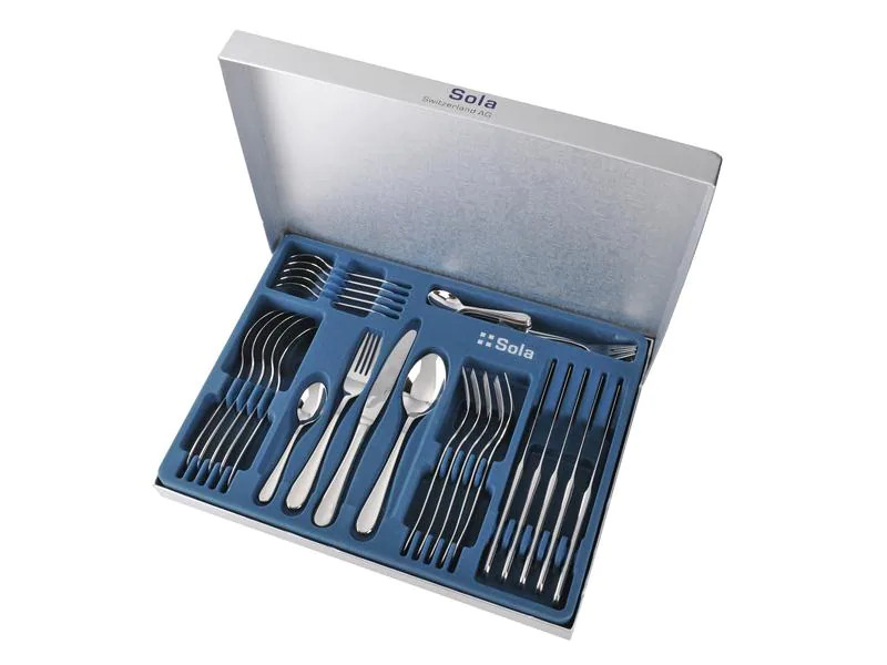Sola Besteck-Set Omaha 36-teilig, Silber