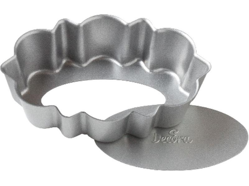 Decora Wähen-Backform 11.5 x 7.5 cm, Silber