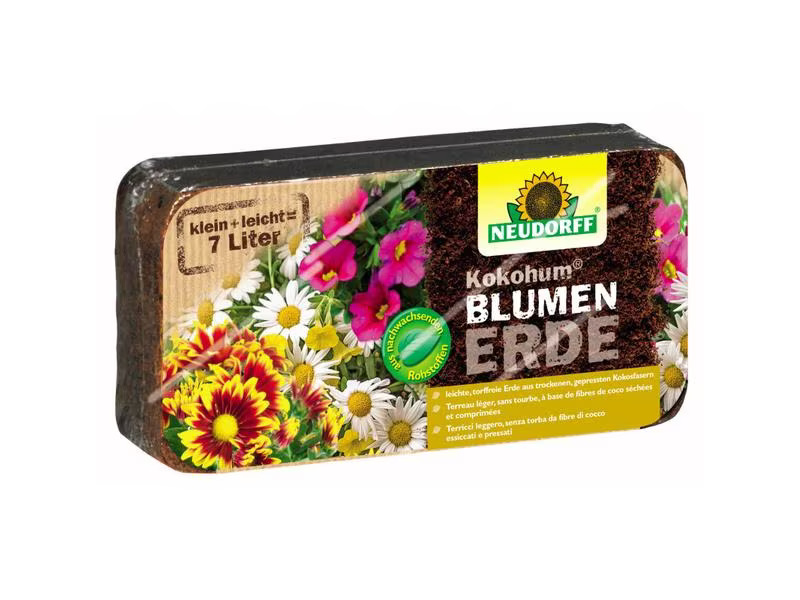 Neudorff Kokohum Blumenerde, Brikett, 600 g