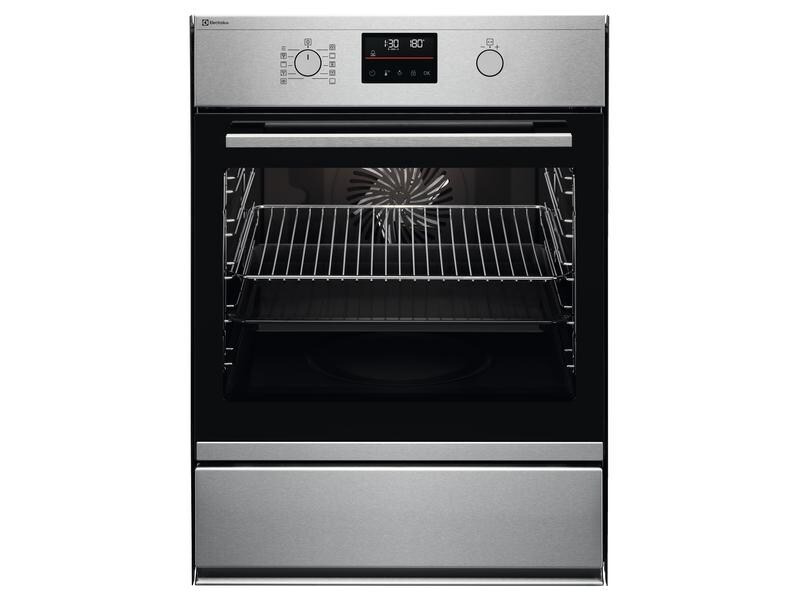 Electrolux Einbaubackofen EB7L4XCN Schwarz/Silber A+