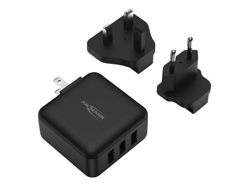Ansmann USB-Wandladegerät Travel Charger TC315 3x USB-A, 15 W