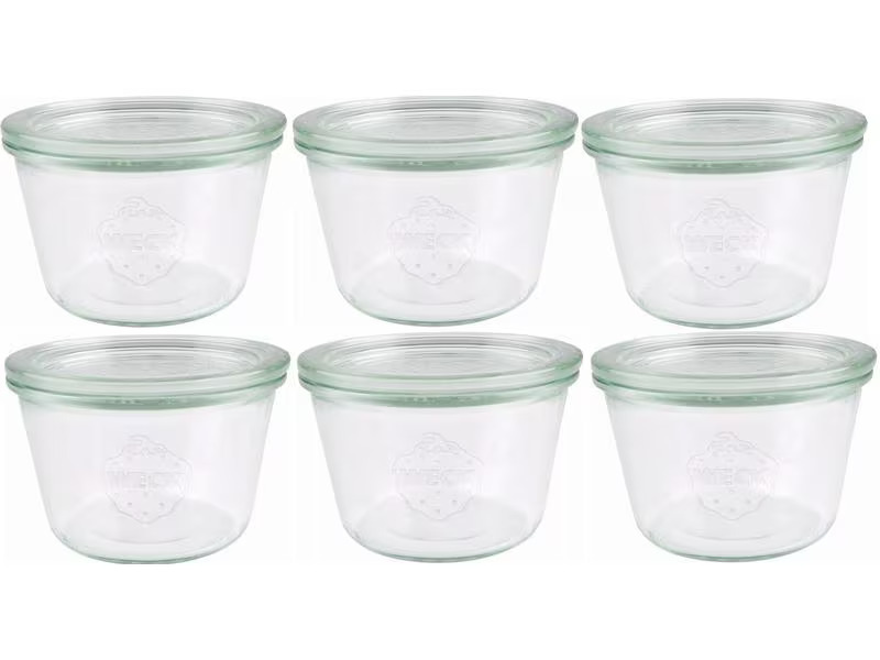Weck Einmachglas 250 ml, 6 Stück