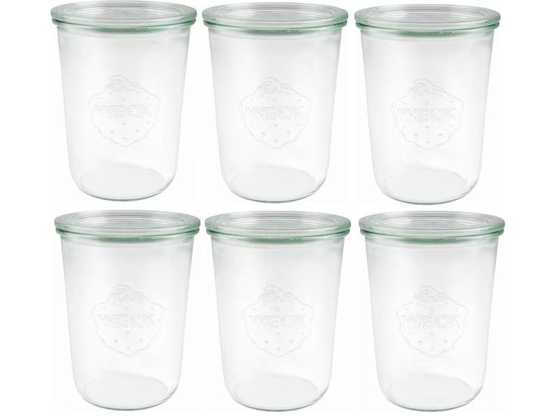 Weck Einmachglas 750 ml, 6 Stück