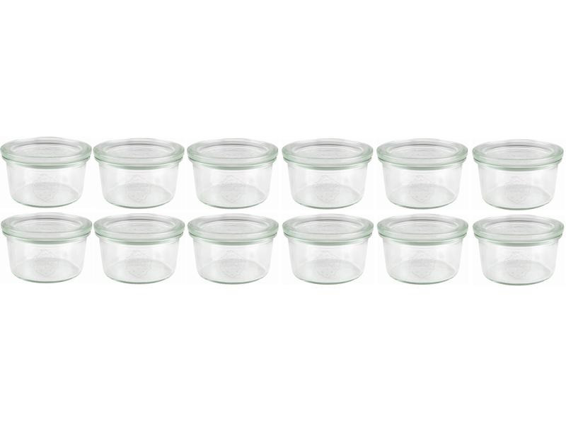 Weck Einmachglas 165 ml, 12 Stück