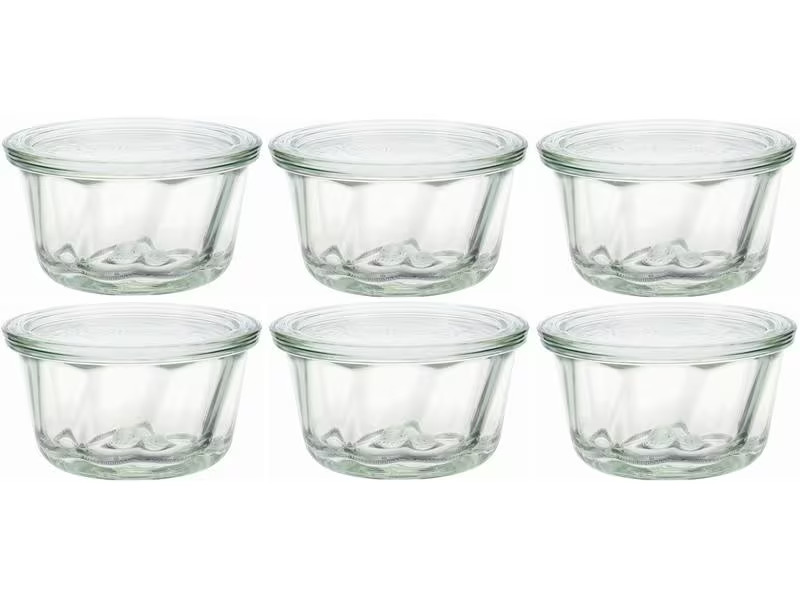 Weck Einmachglas 280 ml, 6 Stück