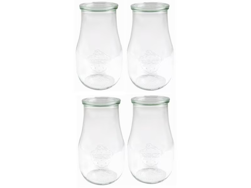Weck Einmachglas 2500 ml, 4 Stück
