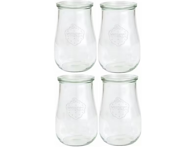 Weck Einmachglas 1500 ml, 4 Stück