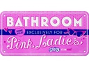 Nostalgic Art Schild Pink Ladies 20 cm x 10 cm, Metall