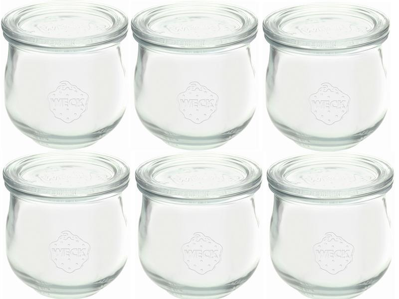 Weck Einmachglas 370 ml, 6 Stück