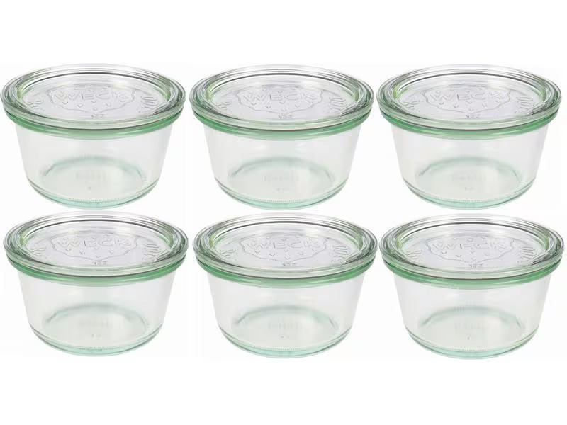Weck Einmachglas 290 ml, 6 Stück