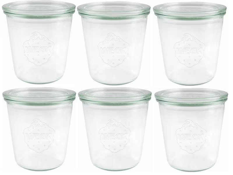 Weck Einmachglas 290 ml, 6 Stück