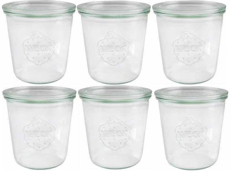Weck Einmachglas 500 ml, 6 Stück