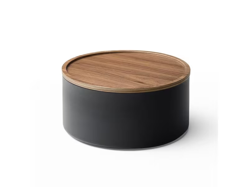 Yamazaki Aufbewahrungsbox Rin Nature/Schwarz