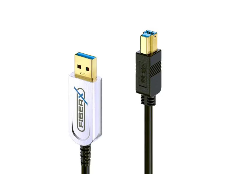 FiberX USB 3.1-Kabel FX-I645 AOC USB A - USB B 12 m