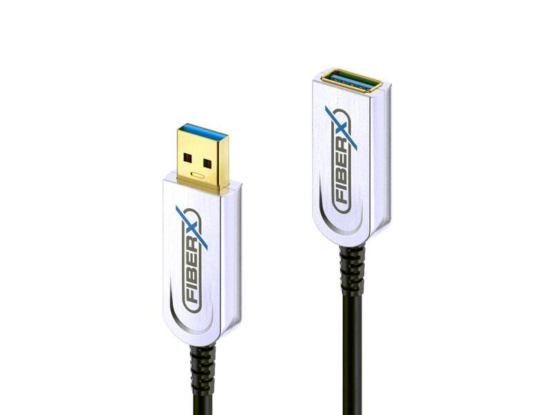 FiberX USB 3.1-Verlängerungskabel FX-I650 AOC USB A - USB A 5 m