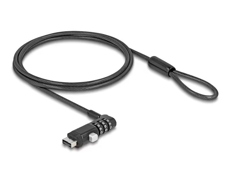 Navilock Sicherheitsschloss für USB Typ-A Buchse mit Zahlenschloss