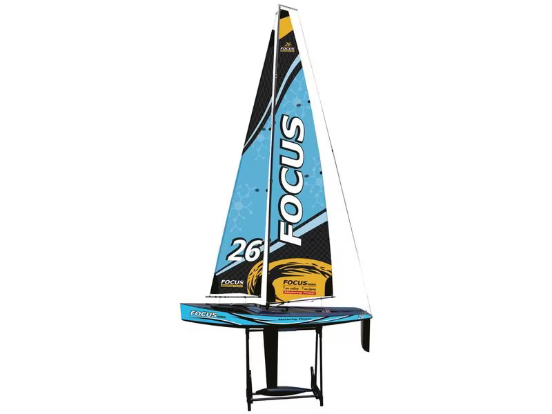 Amewi Segel-Yacht Focus III Racing 1000 mm, Blau, RTR
