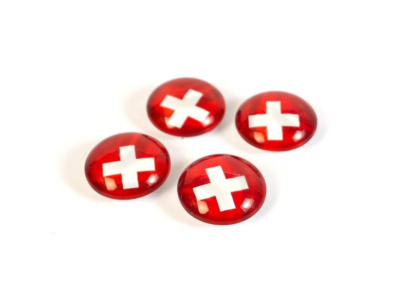 Trendform Haftmagnet EYE Swiss Kreuz 4er Set, Rot