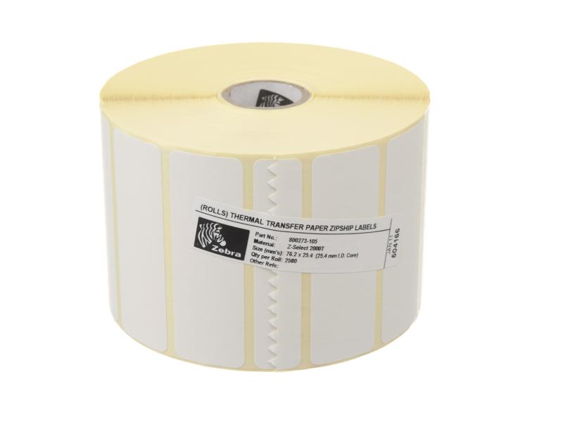 Zebra Technologies Etikettenrolle Thermo Transfer 76 x 25 mm