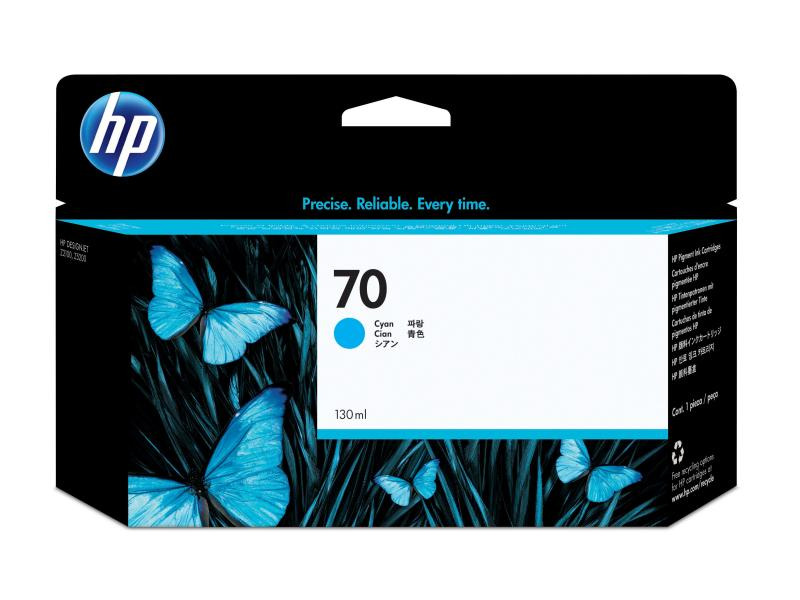 HP Tinte Nr. 70 (C9452A) Cyan