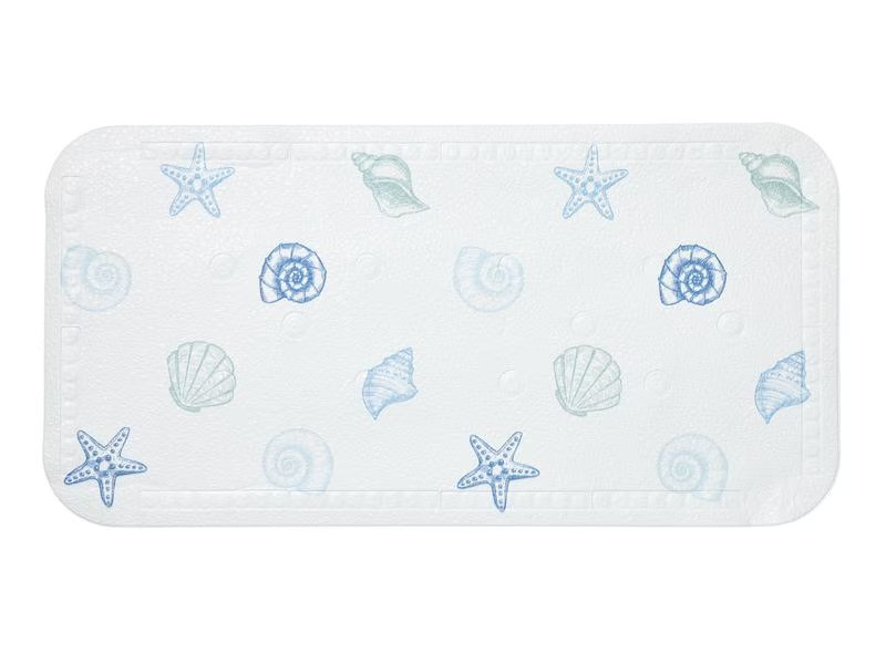 diaqua® Badewanneneinlage Smoothie Mare 71 cm, Blau/Weiss