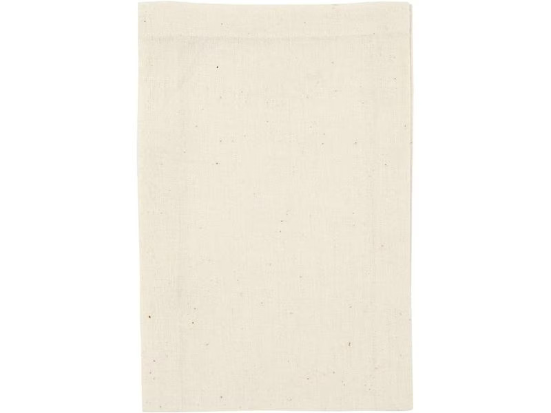 Creativ Company Stoffbeutel 10 x 15 cm, 4 Stück, Hellnatur
