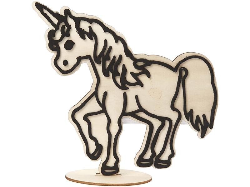 Creativ Company Holzartikel Einhorn 19 cm