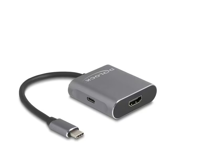 Delock 2-Port Signalsplitter USB-C – HDMI / DisplayPort