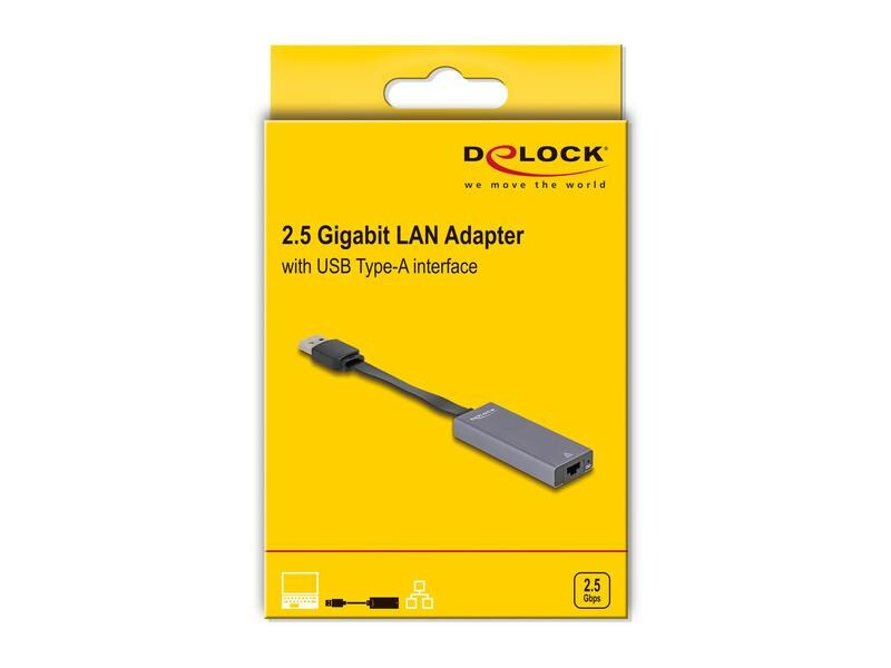 Delock Netzwerk-Adapter USB Typ-A – RJ45, 1 Gbps