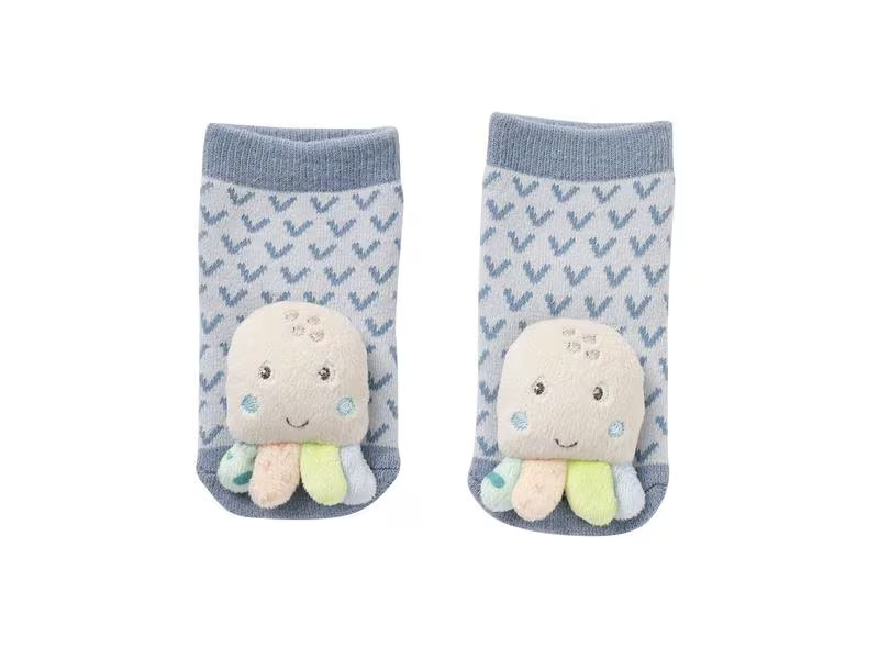 fehn Rassel Socken Oktopus