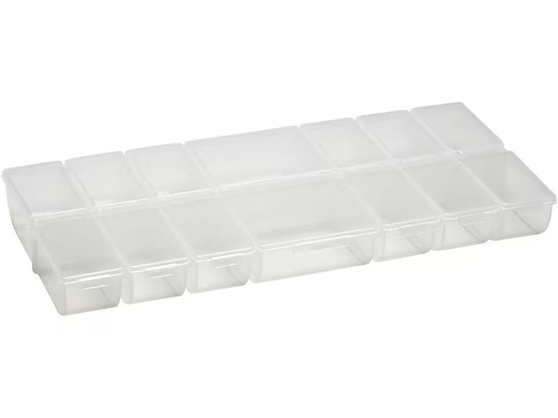 Creativ Company Aufbewahrungsbox 24 x 11 cm, Transparent