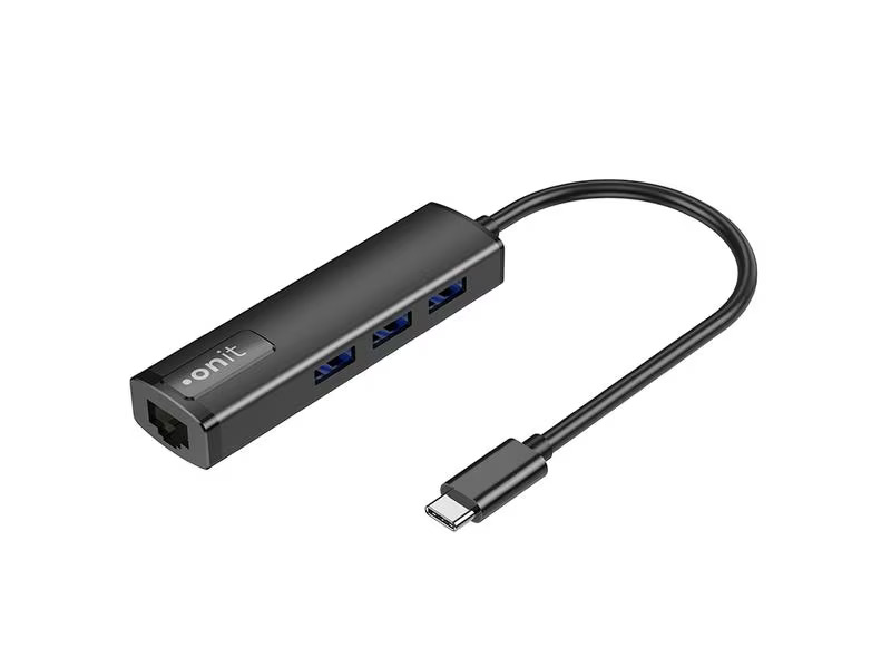 onit USB-C-Hub 3A1RJ45