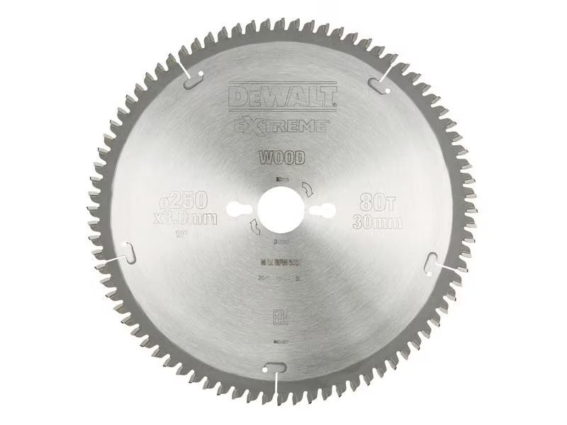 DeWalt Kreissägeblatt 250 x 30 mm, 80 TFZ