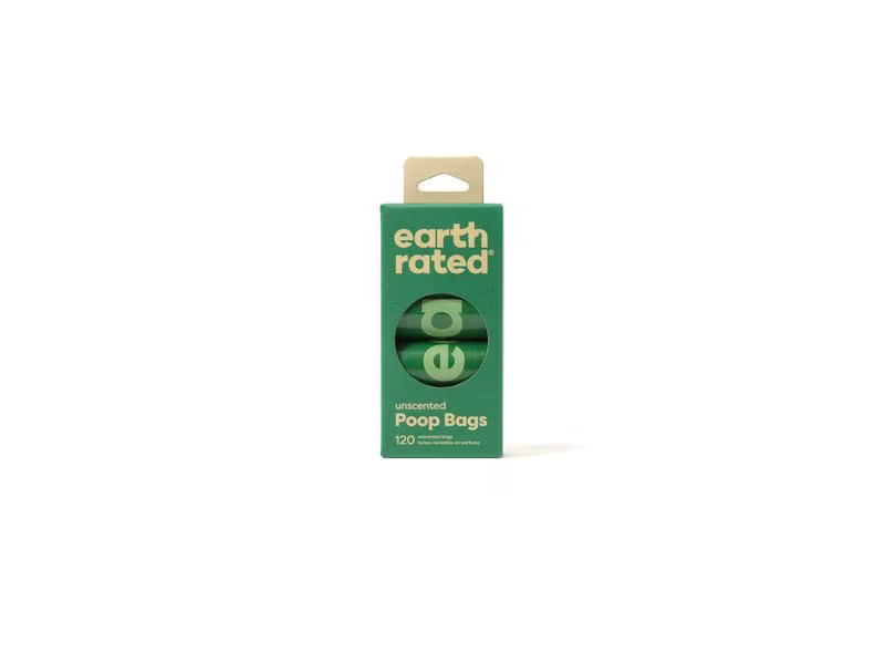 Earth Rated Hundekotbeutel 8 Nachfüllrollen, 120 Stück, ohne Duft