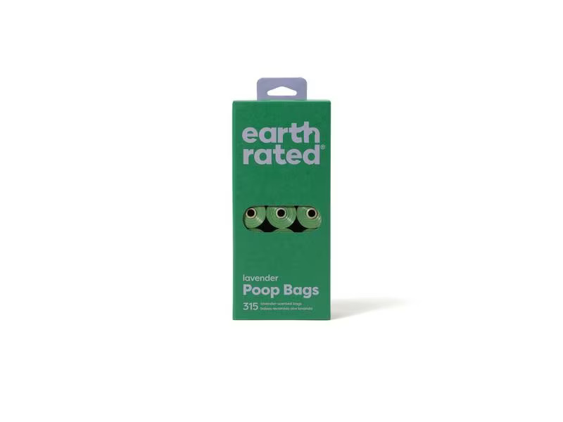 Earth Rated Hundekotbeutel 21 Nachfüllrollen, 315 Stück, Lavendel
