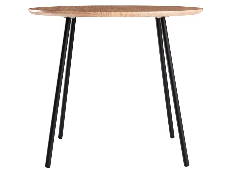 Schou Beistelltisch Ø 55 cm, Braun/Schwarz