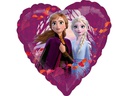 Amscan Folienballon Disney Frozen II, Herz 45 cm