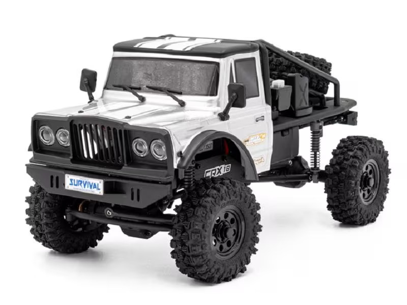 Hobbytech Scale Crawler CRX18 Flat Cage 4WD Silber, RTR, 1:18