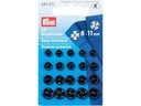 Prym Druckknöpfe Schwarz, 6-11 mm