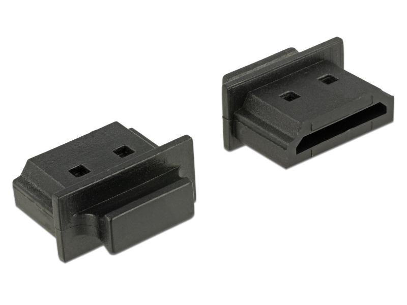 Delock Staubschutz HDMI-A f 10 Stk. Schwarz