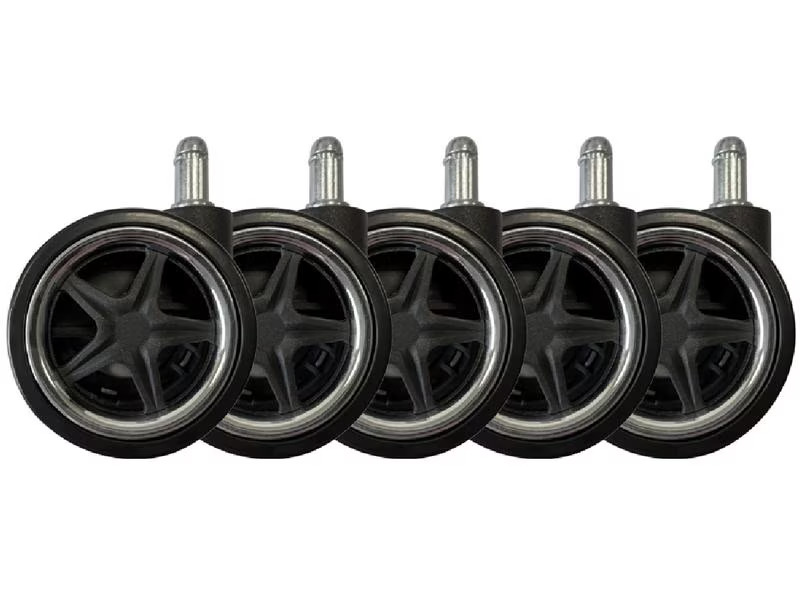 LC-Power Rollen LC-CASTERS-DRIFT 5er Set Chrom