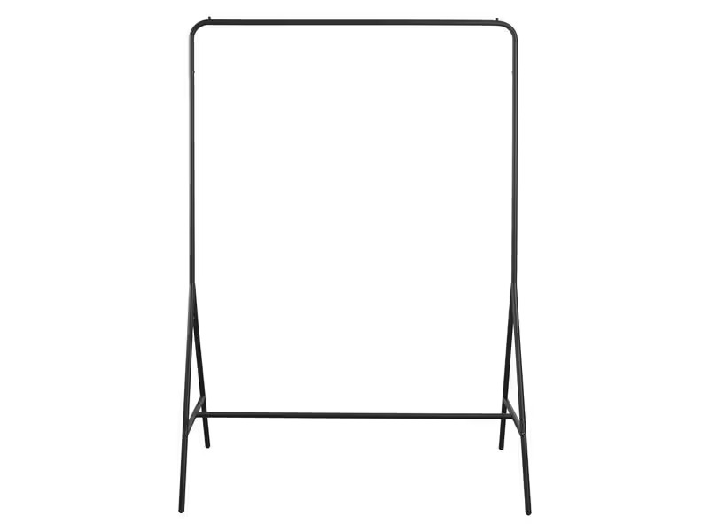 Schou Garderobenständer 109 x 55 x 154 cm, Schwarz matt