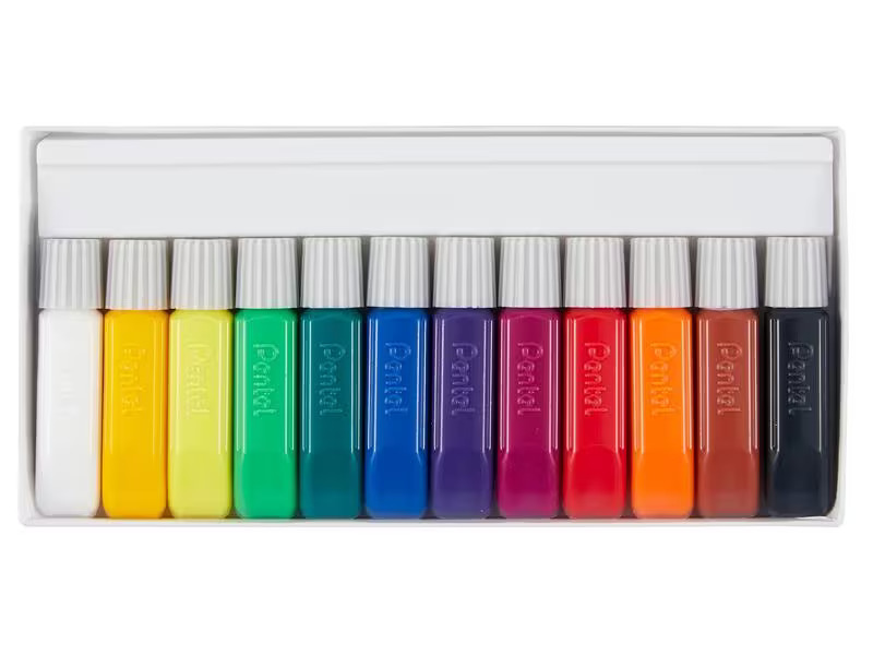 pentel Textilfarbe 12-Farben Set