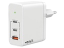 onit USB-Wandladegerät Trial QC5.0 120 W GaN Weiss