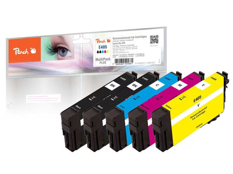 Peach Tintenset Epson 405 MultiPack Plus BK/C/M/Y