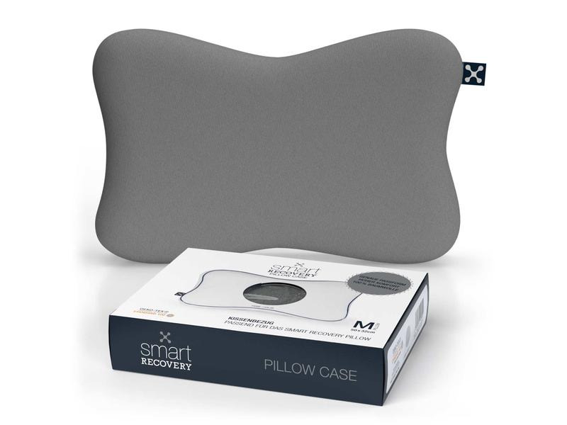 Smartsleep Kopfkissenbezug Recovery M 50 x 32 x 11.5 cm, Grau