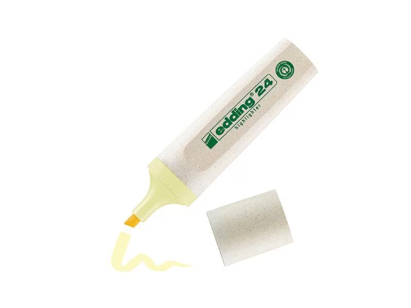 edding Textmarker 24 EcoLine Pastellgelb