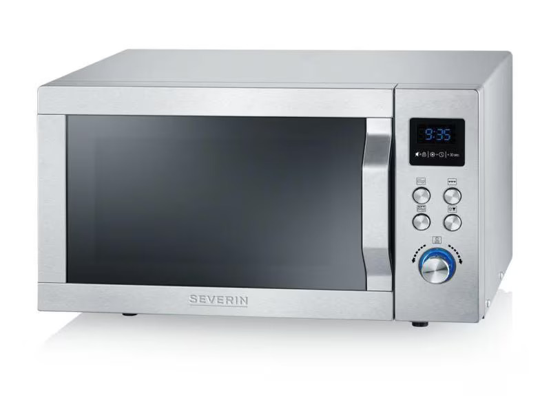 Severin Mikrowelle mit Grill MW 7751 Silber