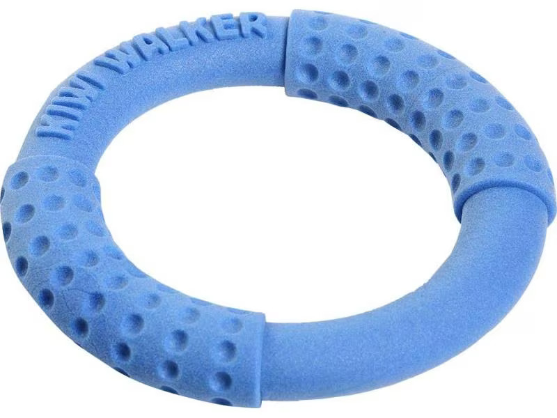 KIWI WALKER Hunde-Spielzeug Ring Blau, S, Ø 13 cm
