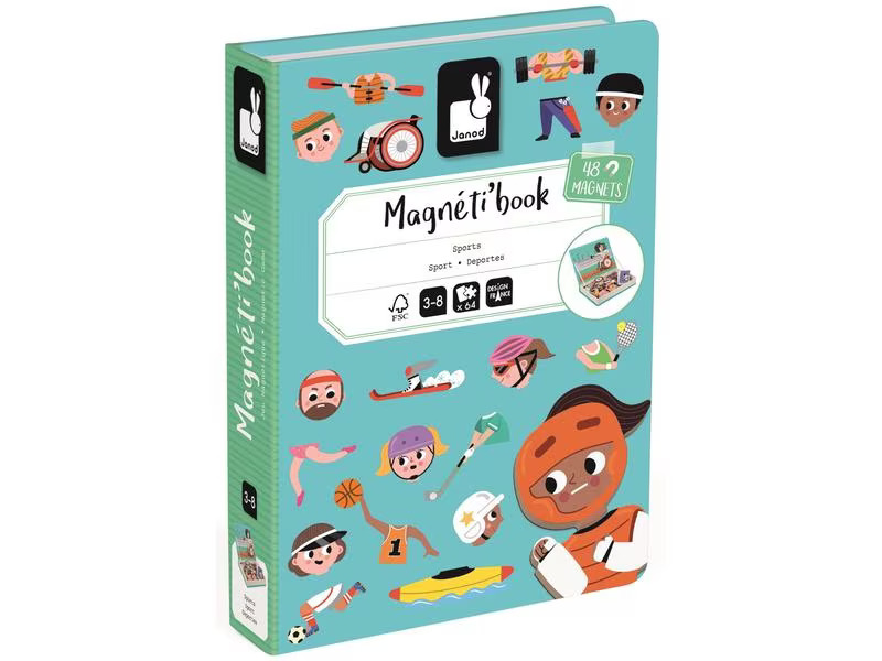 Janod Magnetbuch Sports